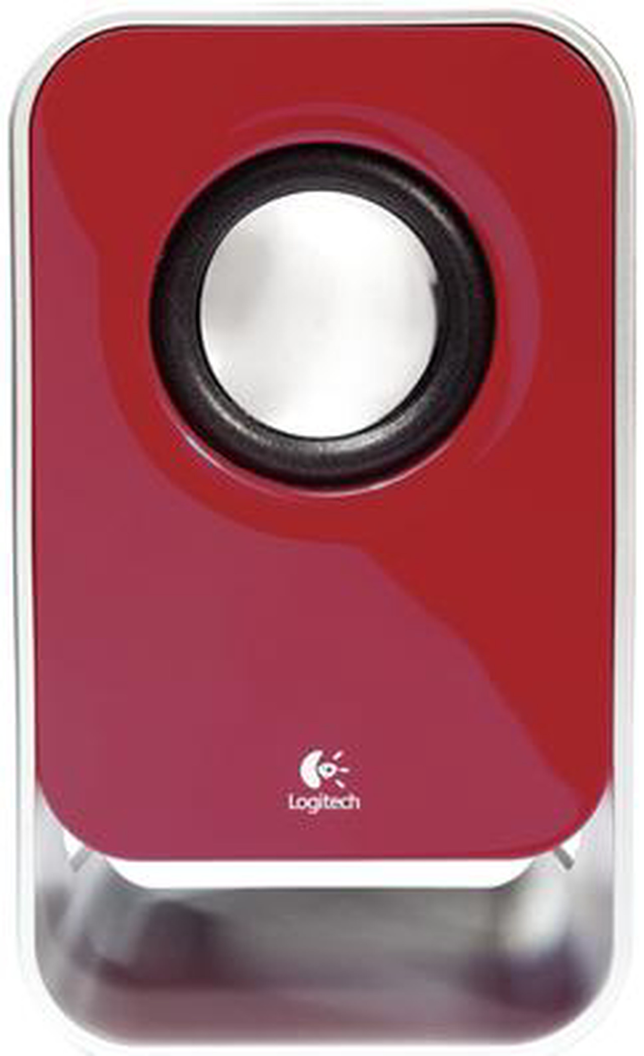 Logitech LS21 2.1 Stereo Speaker System - Red - Newegg.com