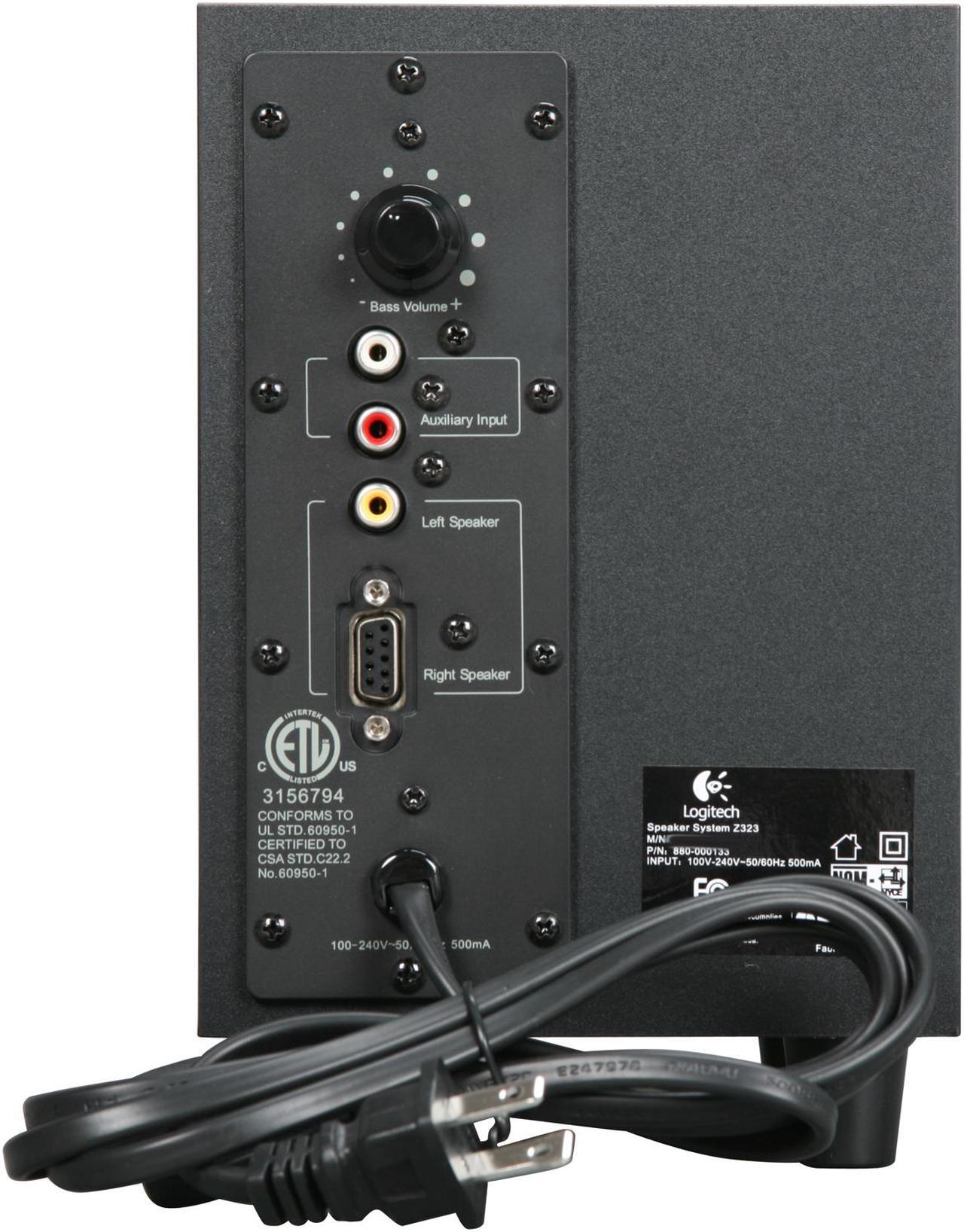 Alt view image 9 of 10 - Logitech Speaker System Z323 with Subwoofer