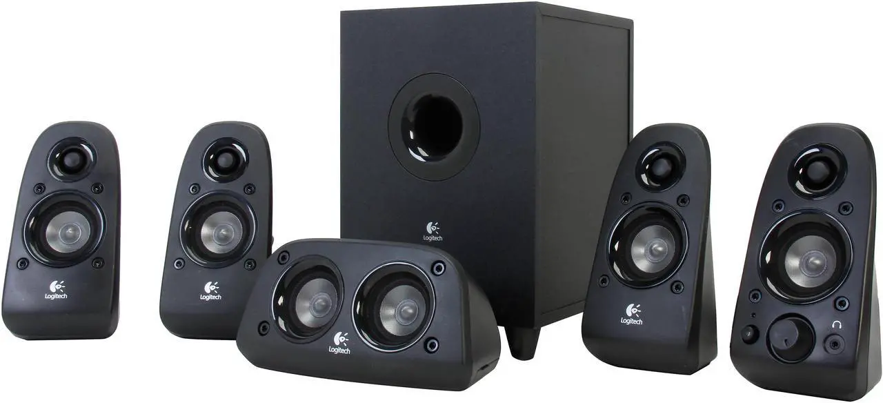 Main image of Logitech A-Grade Certified Refurbished Z506 (980-000430) 5.1 Surround Sound 3D Ported Stereo 75 Watts Home Theater Speakers