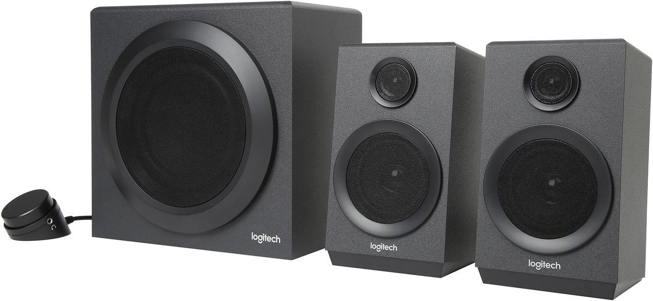 Logitech Z333 2.1 Speakers – Easy-access Volume Control, Headphone Jack – PC, Mobile Device, TV, DVD/Blueray Player, and Game Console Compatible