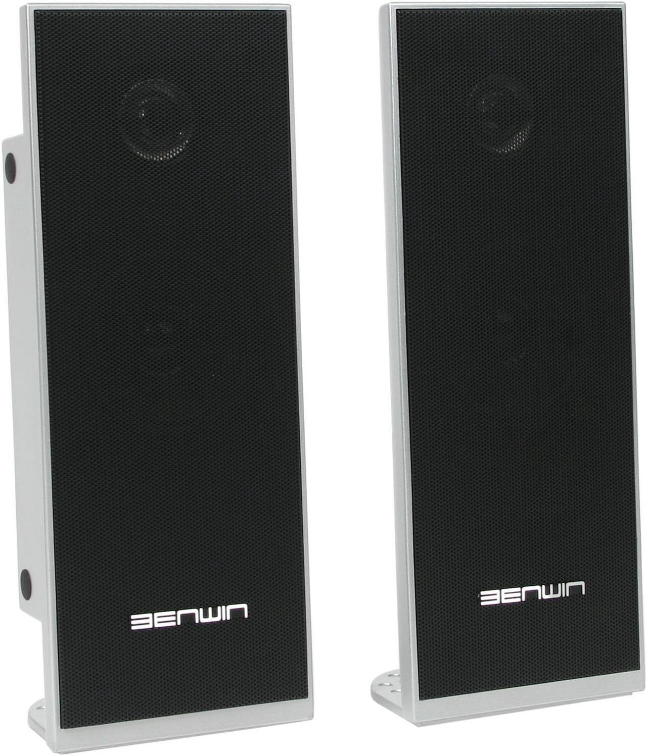 Main image of BENWIN SONIXER USB-D 2.0 Silver 10 Watts RMS 2.0 Speaker