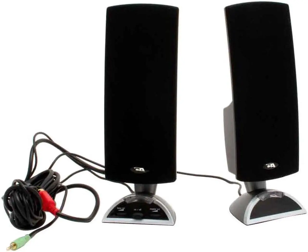 Alt view image 5 of 6 - Cyber Acoustics CA3550RB 68 watts 2.1 Black Speakers