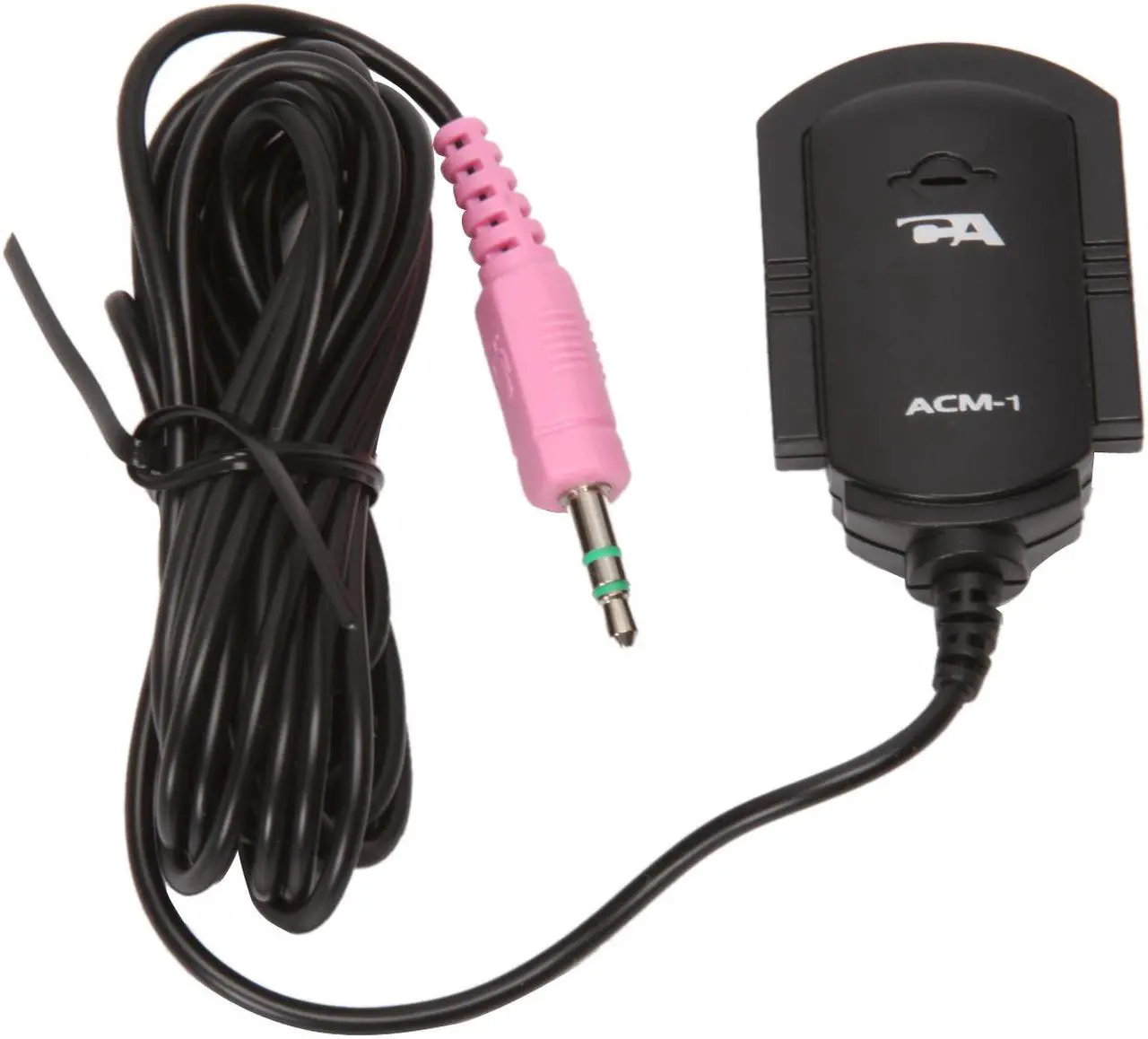 Alt view image 5 of 6 - Cyber Acoustics ACM-1B Charcoal 3.5mm Connector Monitor/Lapel Microphone
