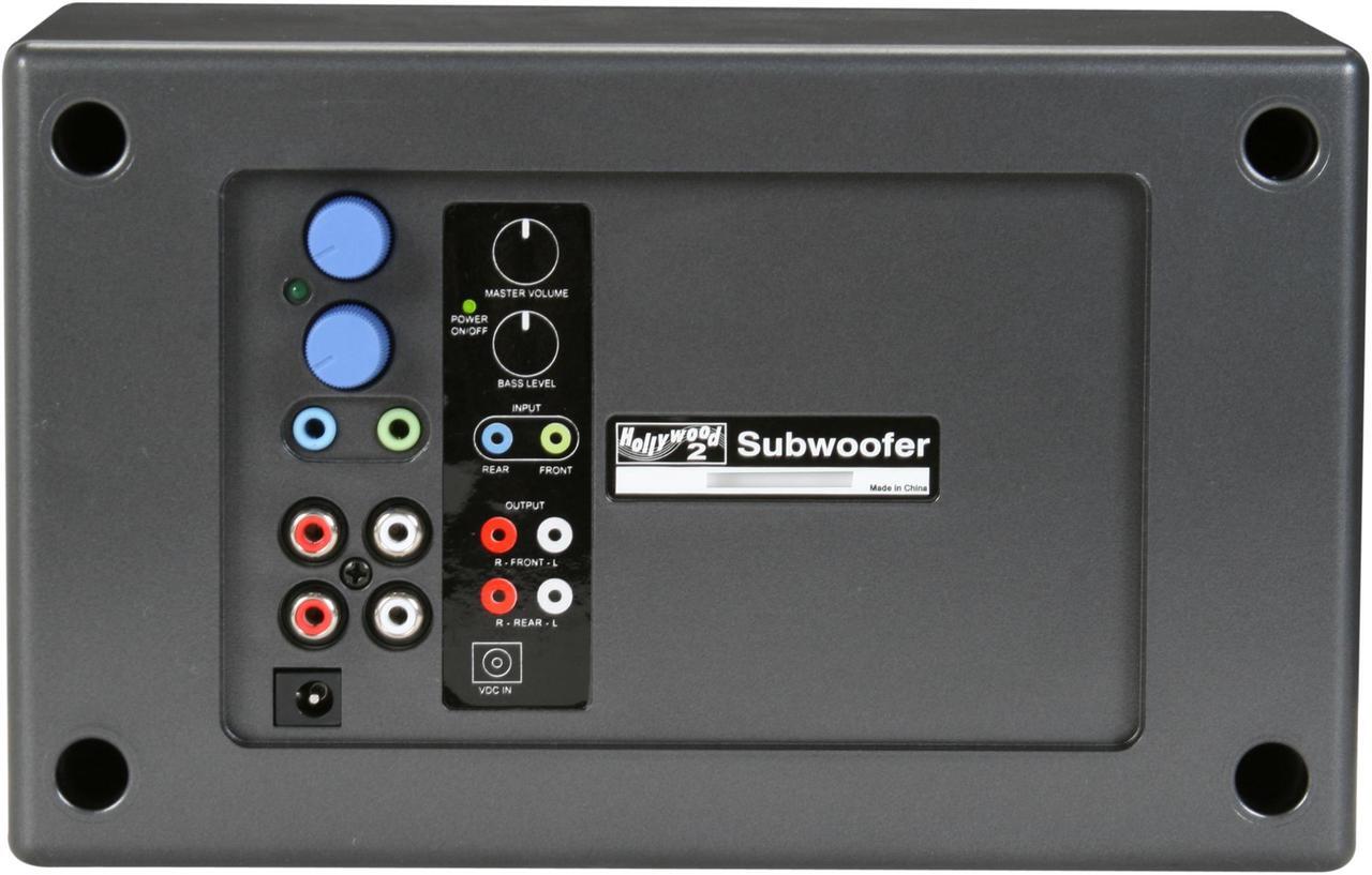 Alt view image 3 of 6 - LOGISYS Computer Hollywood II 32W RMS 4.1 Amplified Speaker System