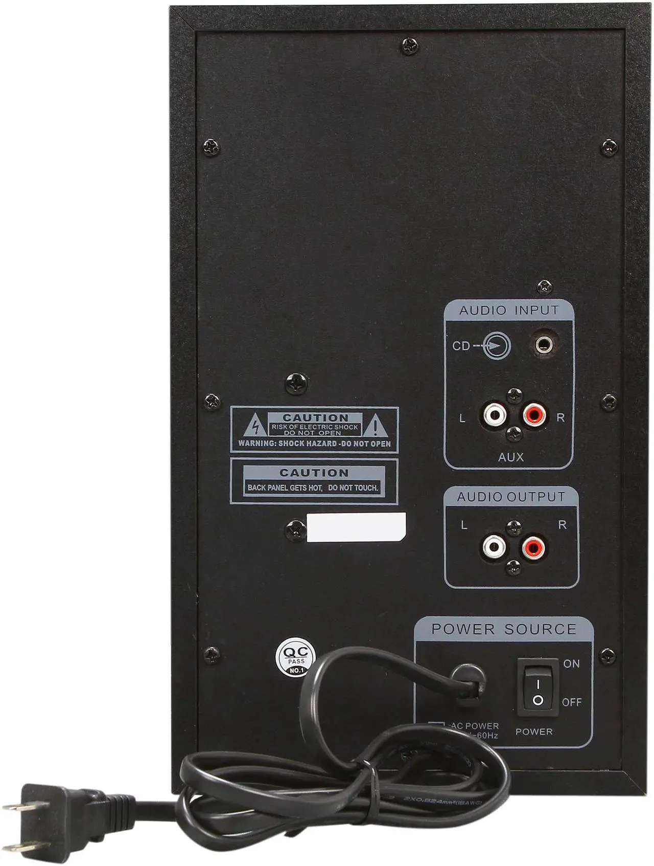 Alt view image 9 of 11 - Eagle ET-AR504LR-BK 35 Watts RMS 2.1 Black Soundstage Speakers