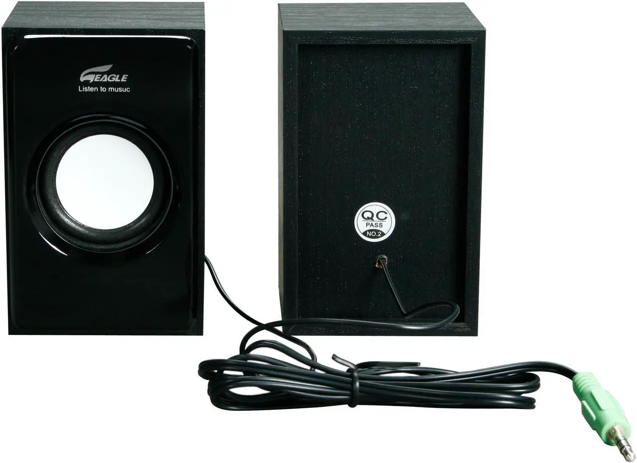 Alt view image 5 of 6 - Eagle ET-AR304-BK 7 W 2.1 Speakers