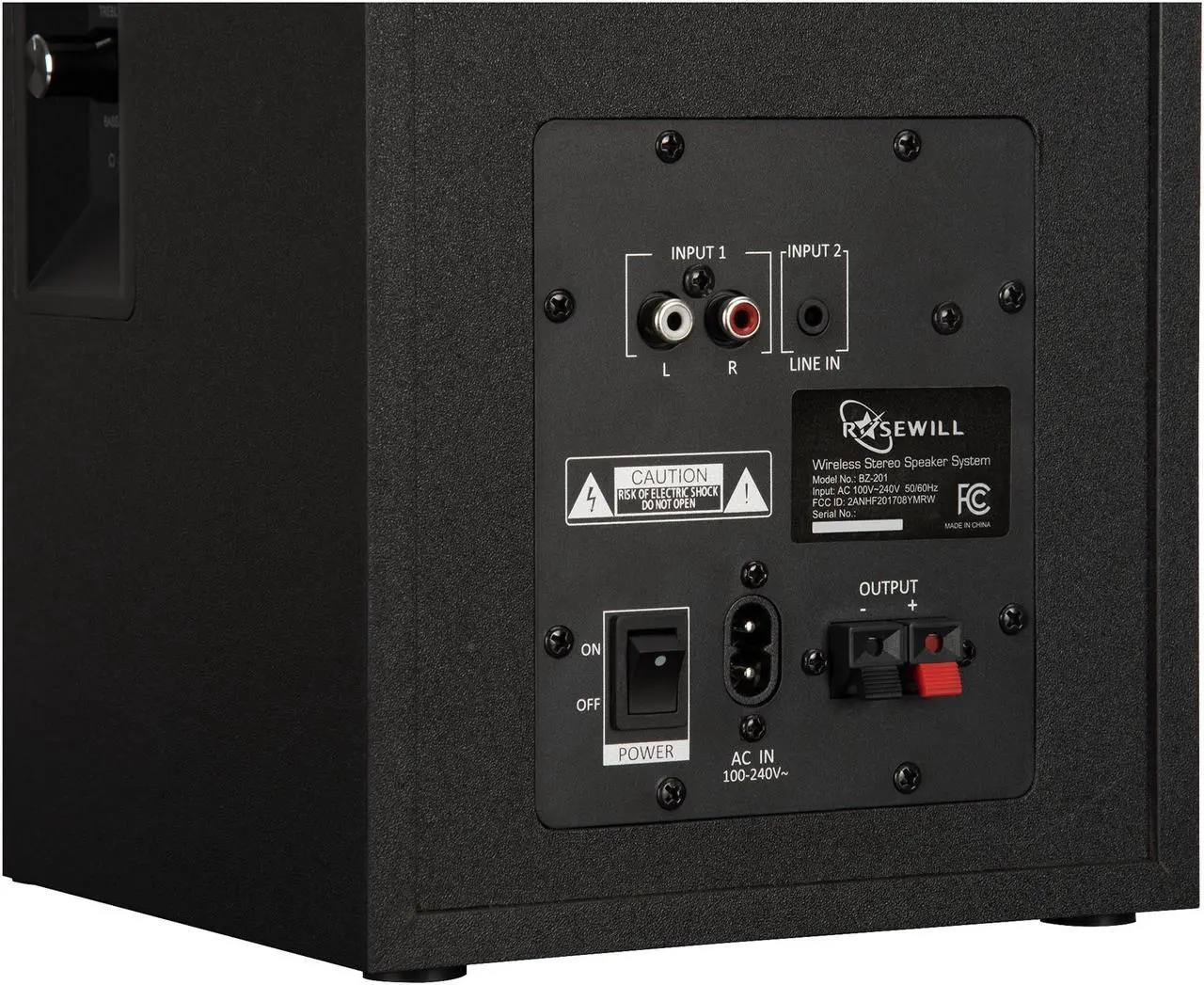 Alt view image 8 of 10 - Rosewill BZ-201 Bluetooth 2.0 Speaker System, 50 Watts RMS- Best for Music, Movies, and Gaming Systems