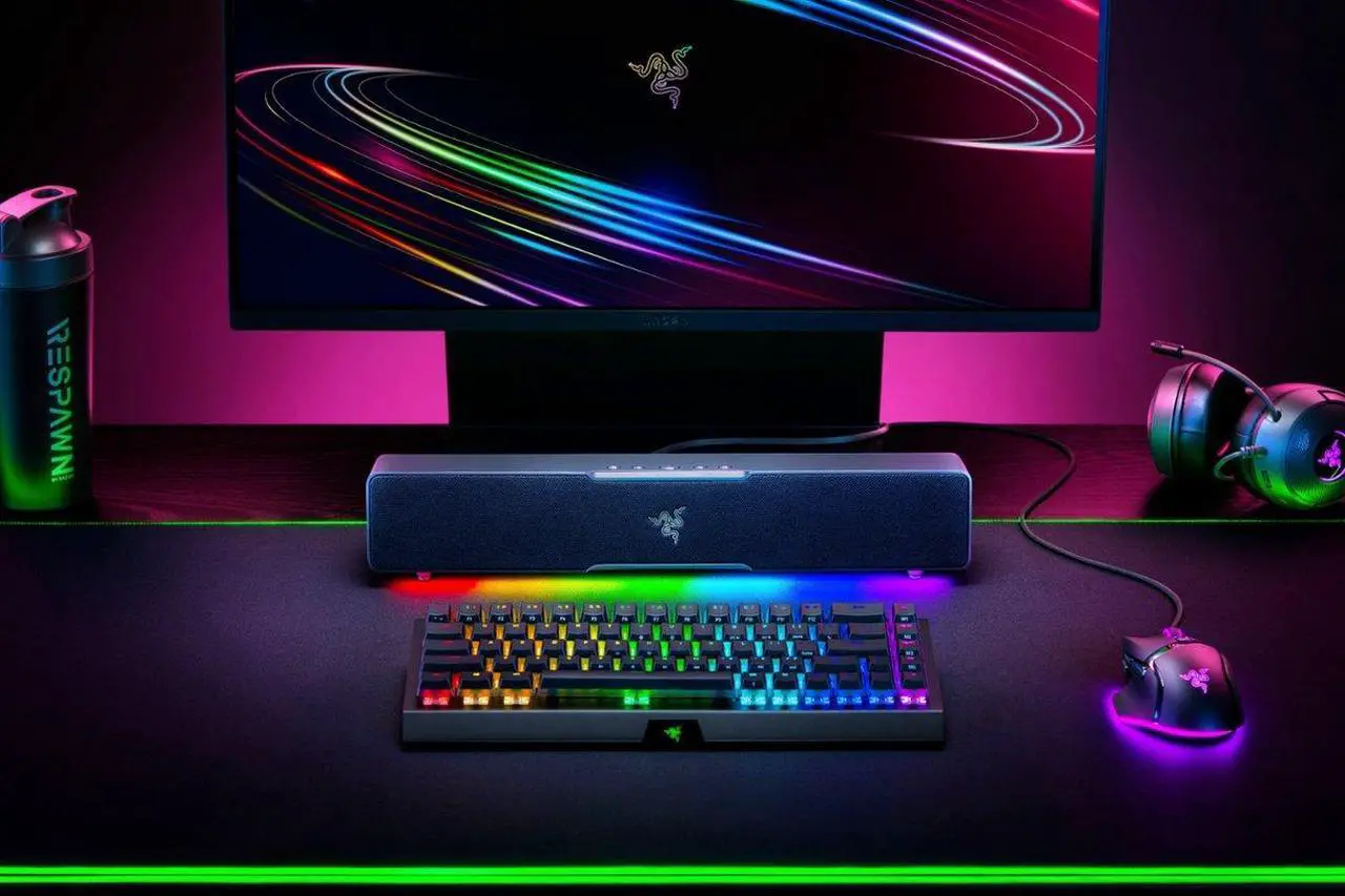 Alt view image 5 of 6 - Razer Leviathan Leviathan V2 X Bluetooth Gaming Speaker with RGB Lighting RZ05-04280100-R3U1