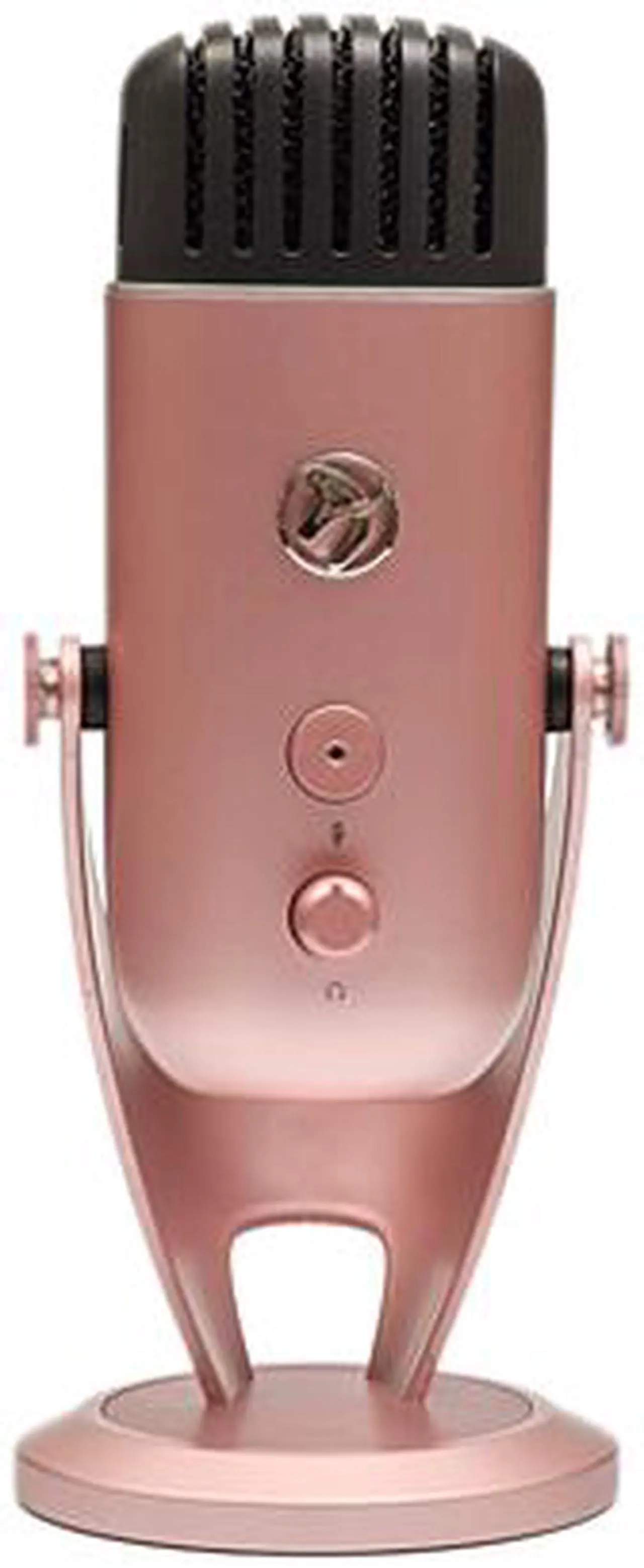 Alt view image 4 of 4 - Arozzi Colonna Rose Gold Streaming and Gaming Microphone - Studio Quality with Adjustable Patterns