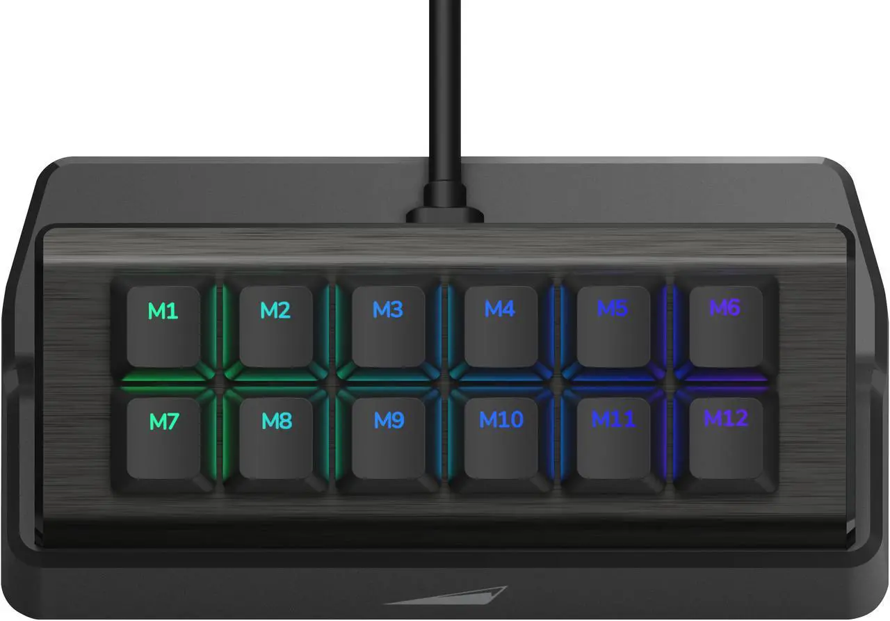 Alt view image 4 of 15 - MOUNTAIN MACROPAD - The Streaming and Content Creation Controller with 12 Customizable Mechanical Keys & USB-C connector