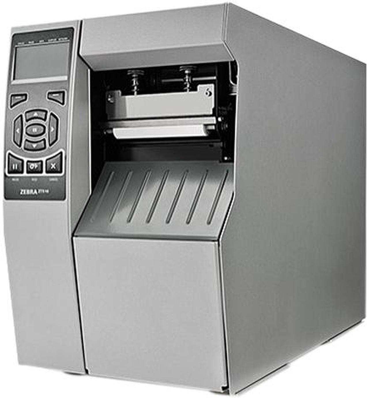 Zebra ZT510 Thermal Transfer Label Printer, 4", 300 dpi, Serial, USB, Gigabit Ethernet, Bluetooth LE, Cutter, Mono, ZPL - ZT51043-T110000Z