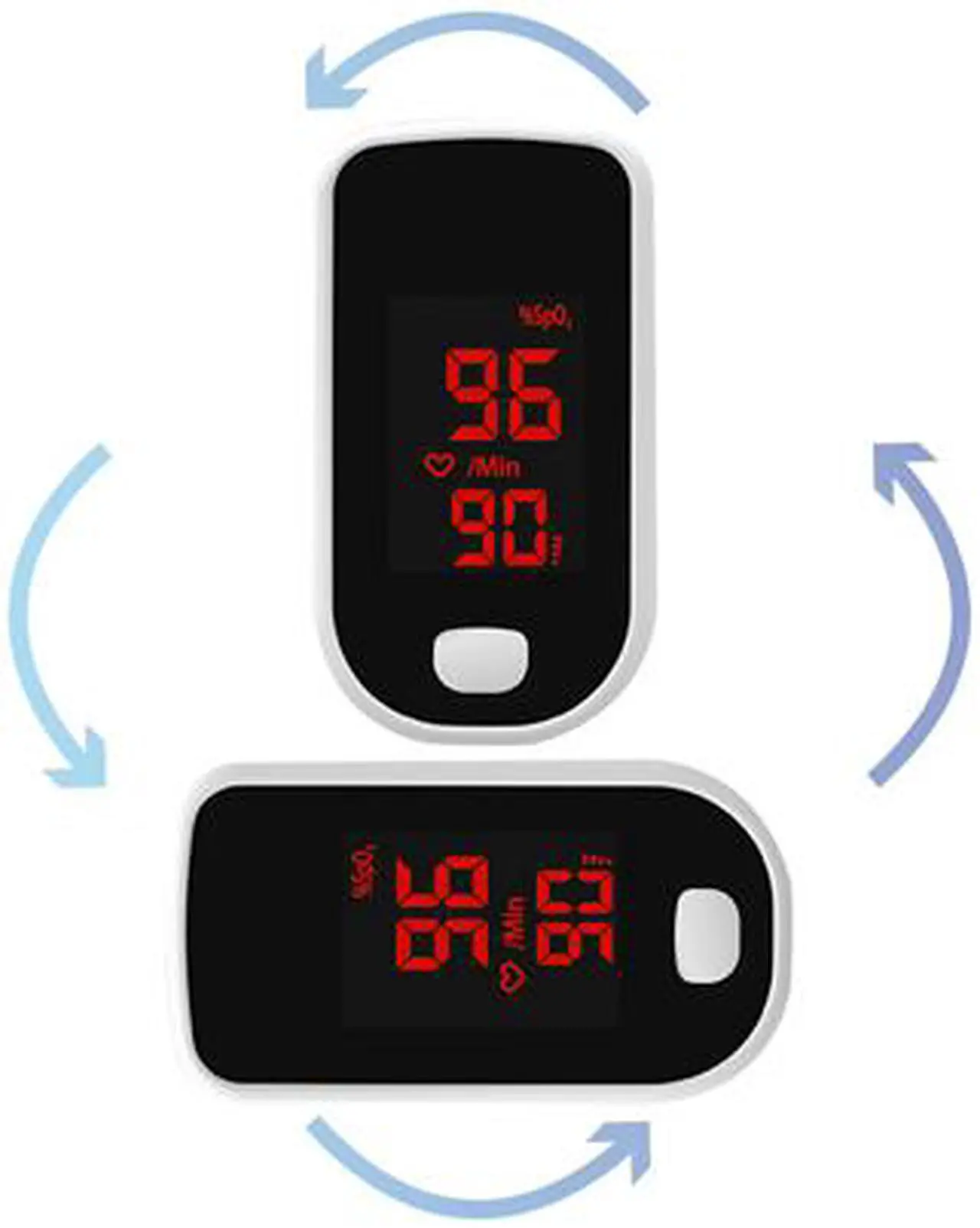 Alt view image 2 of 5 - Fingertip Oximeter Pulse Oximeter Oxygen Saturation Meter SPO2 Reading Blood Pressure Monitor