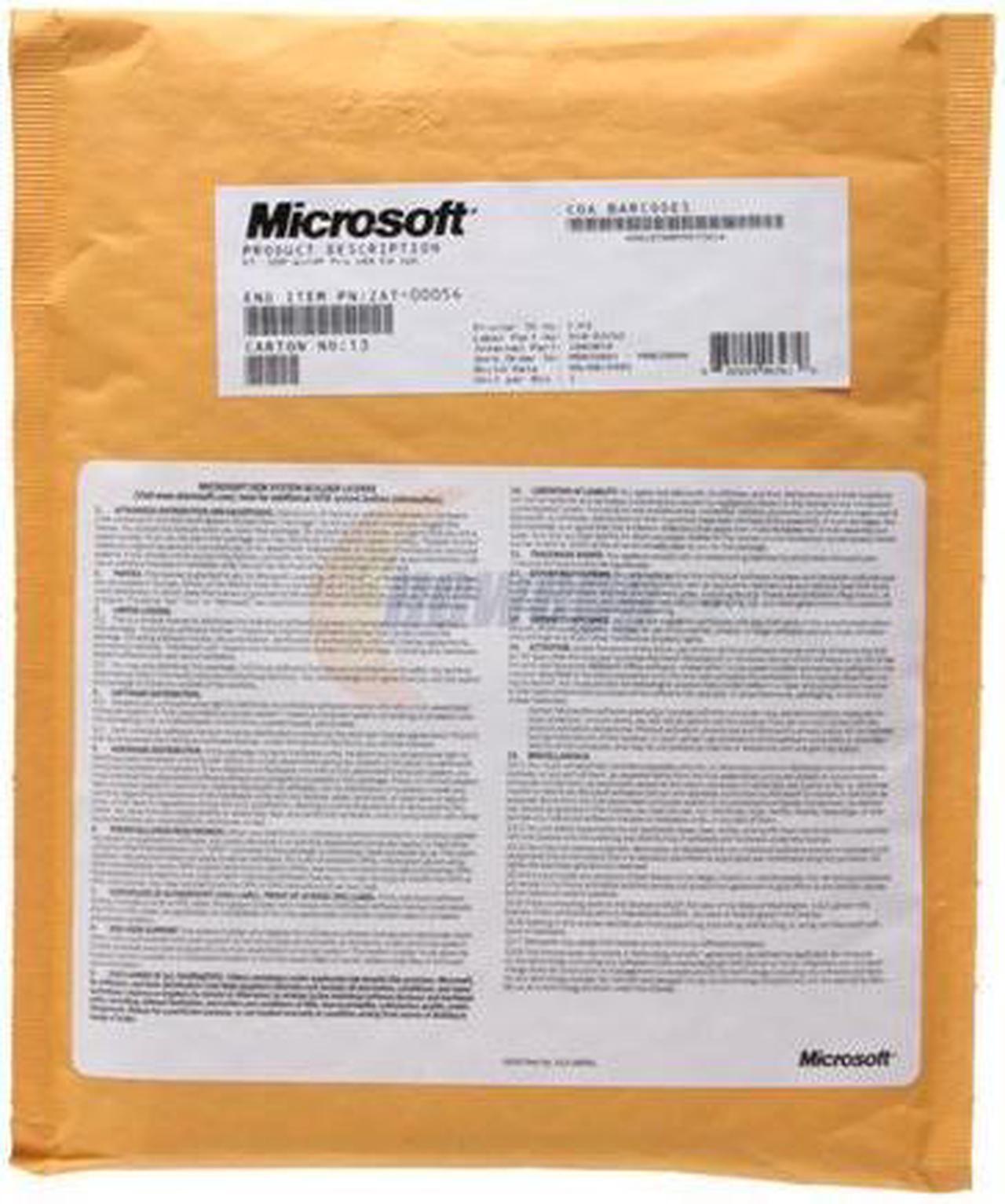 Alt view image 2 of 2 - Microsoft Windows XP Professional X64 Edition Single Pack - OEM