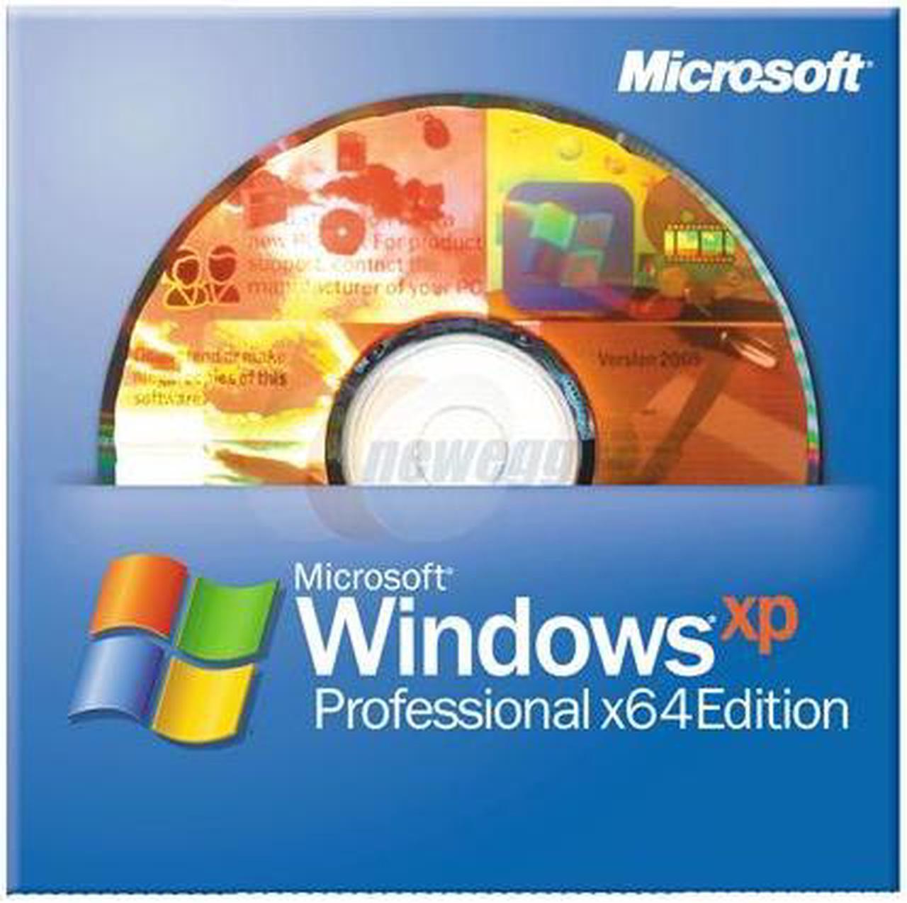 Main image of Microsoft Windows XP Professional X64 Edition Single Pack - OEM
