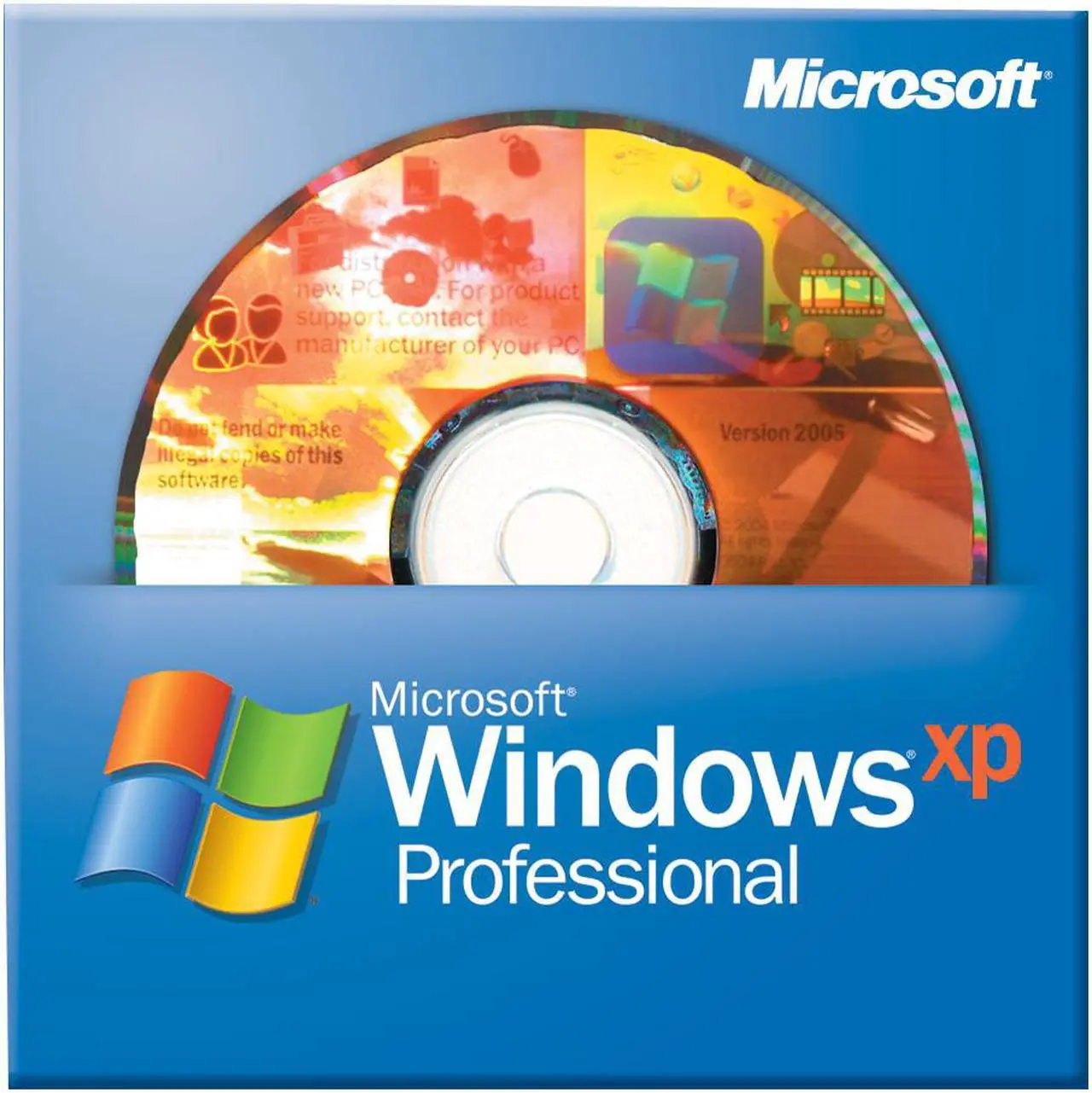 Microsoft Windows XP Professional With SP2 With Plus! SuperPack Single ...