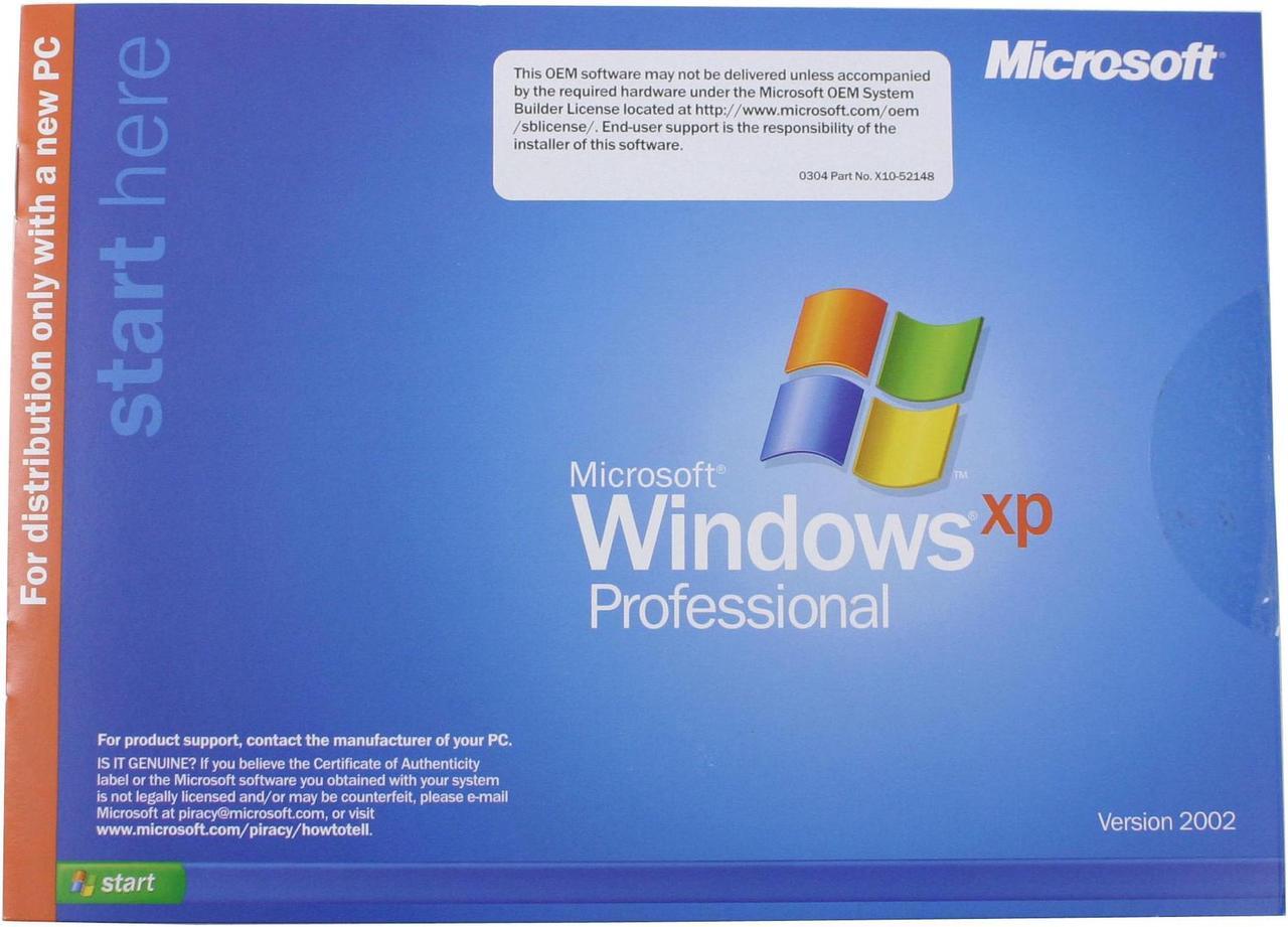 Main image of Microsoft Windows XP Professional With Service Pack 2 - OEM