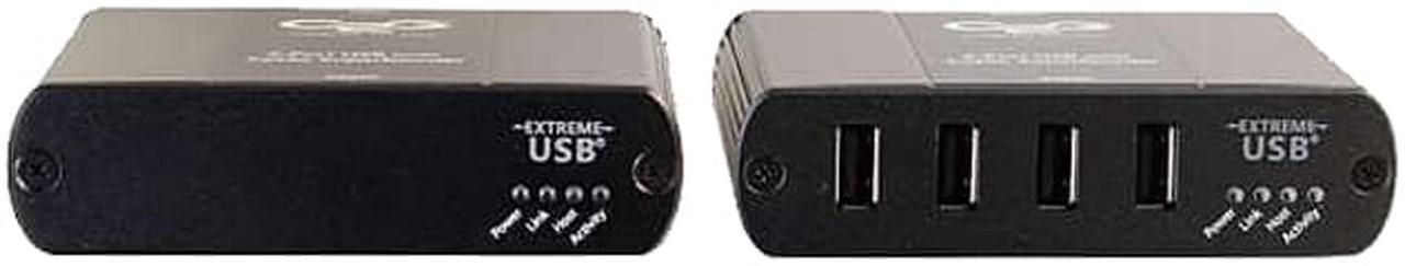 Alt view image 2 of 5 - C2g 4-Port Usb 2.0 Over Cat5 Extender