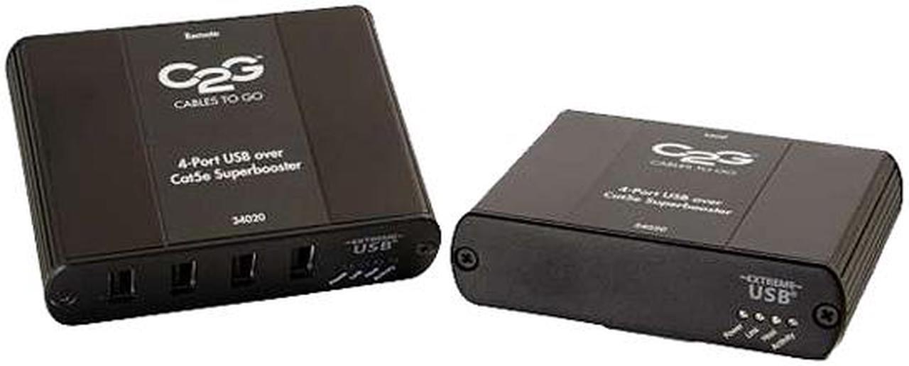 Main image of C2g 4-Port Usb 2.0 Over Cat5 Extender