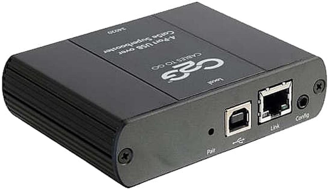 Alt view image 3 of 5 - C2g 4-Port Usb 2.0 Over Cat5 Extender