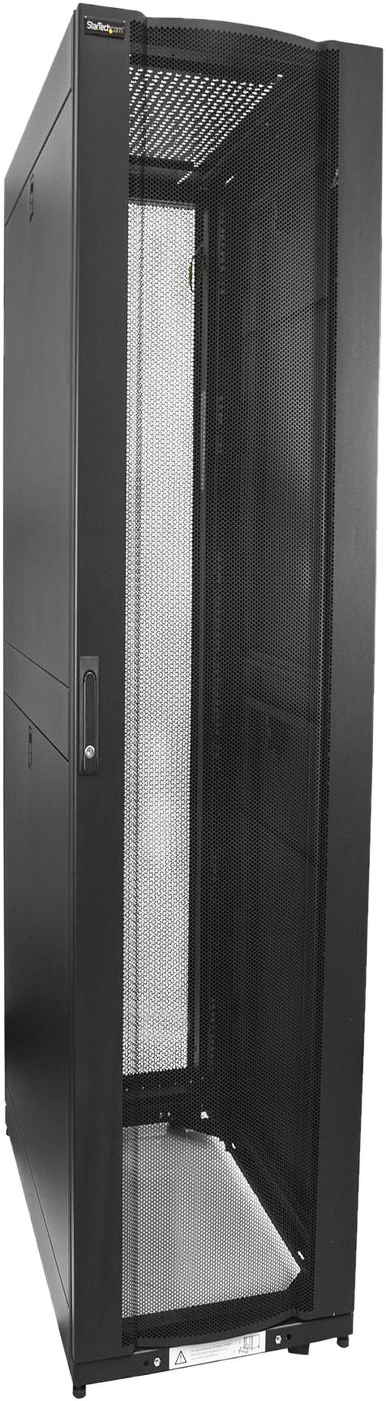 StarTech.com RK4242BK24 Server Rack Cabinet - 42U Rack - 37 in Deep - Tool-less - Network Rack - Computer Rack - Networking Cabinet