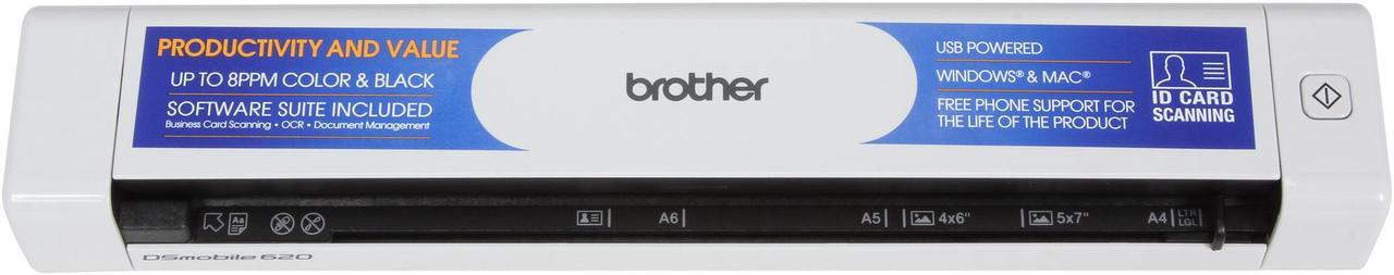 Alt view image 5 of 6 - Brother DSmobile 620 (DS620) 1200 x 1200 DPI USB Mobile Color Page Specialized Scanner