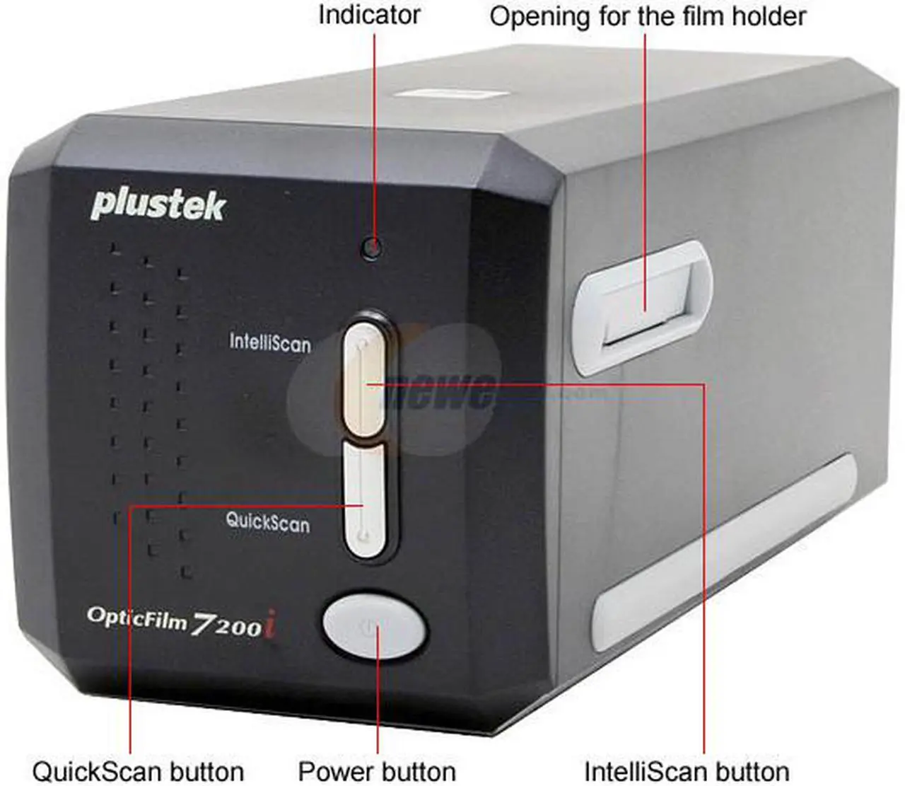 Alt view image 2 of 11 - Plustek OpticFilm 7200i A21-BBM31-A 48bit CCD Film 7200 x 7200 dpi Hardware Resolution Scanner
