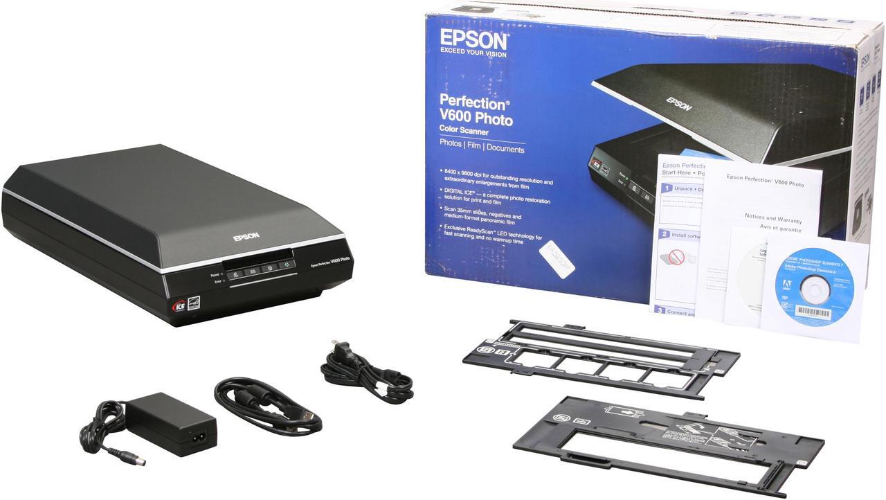 Alt view image 10 of 10 - Epson Perfection V600 Photo Scanner