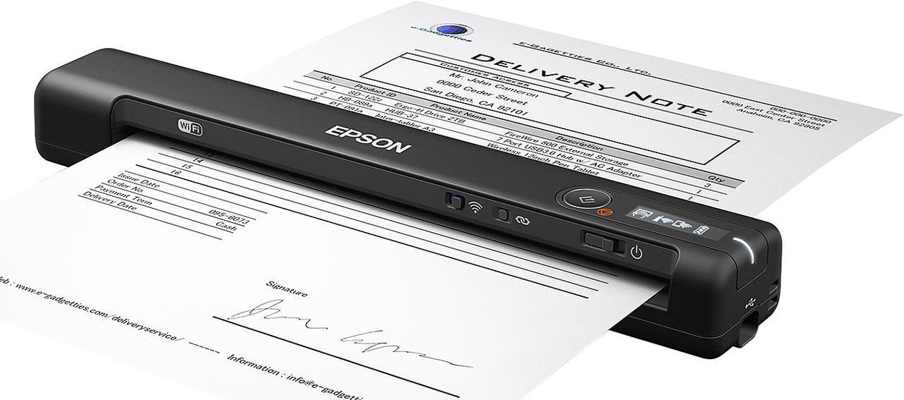 Alt view image 5 of 18 - Epson WorkForce ES-60W Wireless Portable Document Scanner