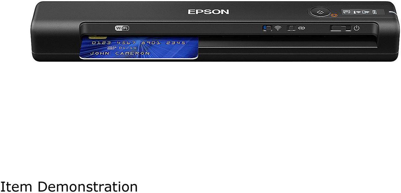 Alt view image 8 of 18 - Epson WorkForce ES-60W Wireless Portable Document Scanner