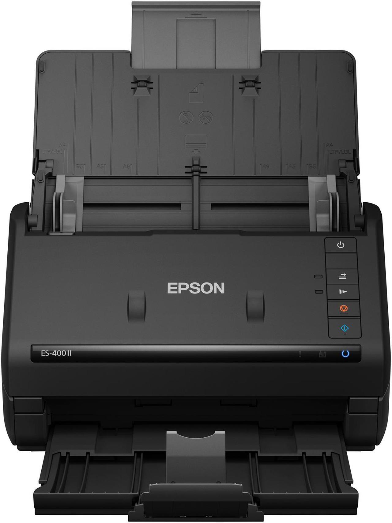 Alt view image 7 of 8 - Epson WorkForce ES-400 II Color Duplex Desktop Document Scanner for PC and Mac, with Auto Document Feeder (ADF) and Image Adjustment Tools