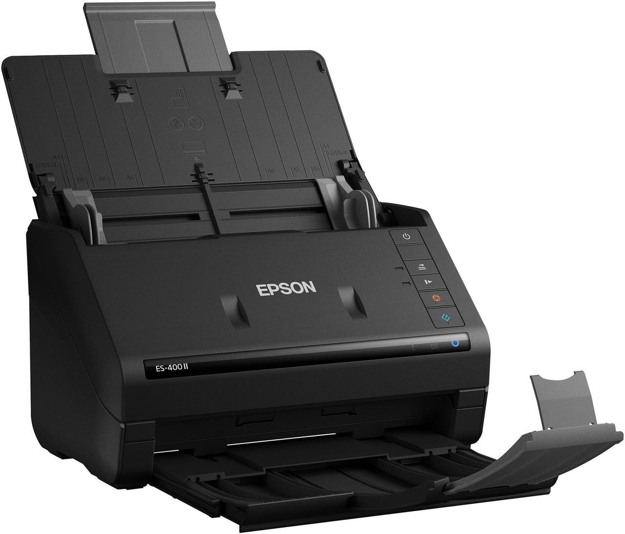 Alt view image 8 of 8 - Epson WorkForce ES-400 II Color Duplex Desktop Document Scanner for PC and Mac, with Auto Document Feeder (ADF) and Image Adjustment Tools