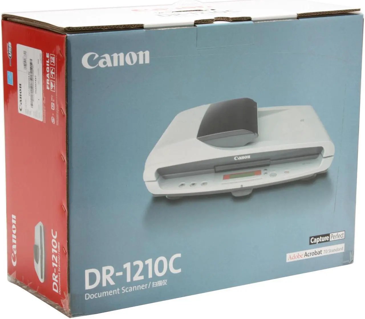 Alt view image 14 of 14 - Canon DR-1210C 1211B002AB 24 bit 3 line CCD 600 x 600 dpi Sheet Fed Scanner