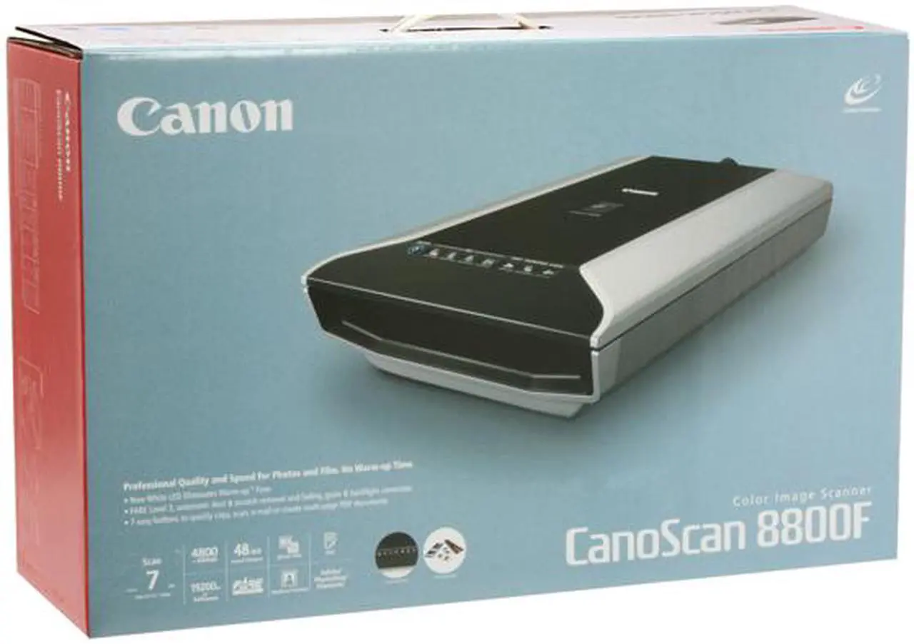 Alt view image 13 of 13 - Canon CanoScan 8800F 2168B002 4800 x 9600dpi 48bit USB Interface Flatbed Scanner