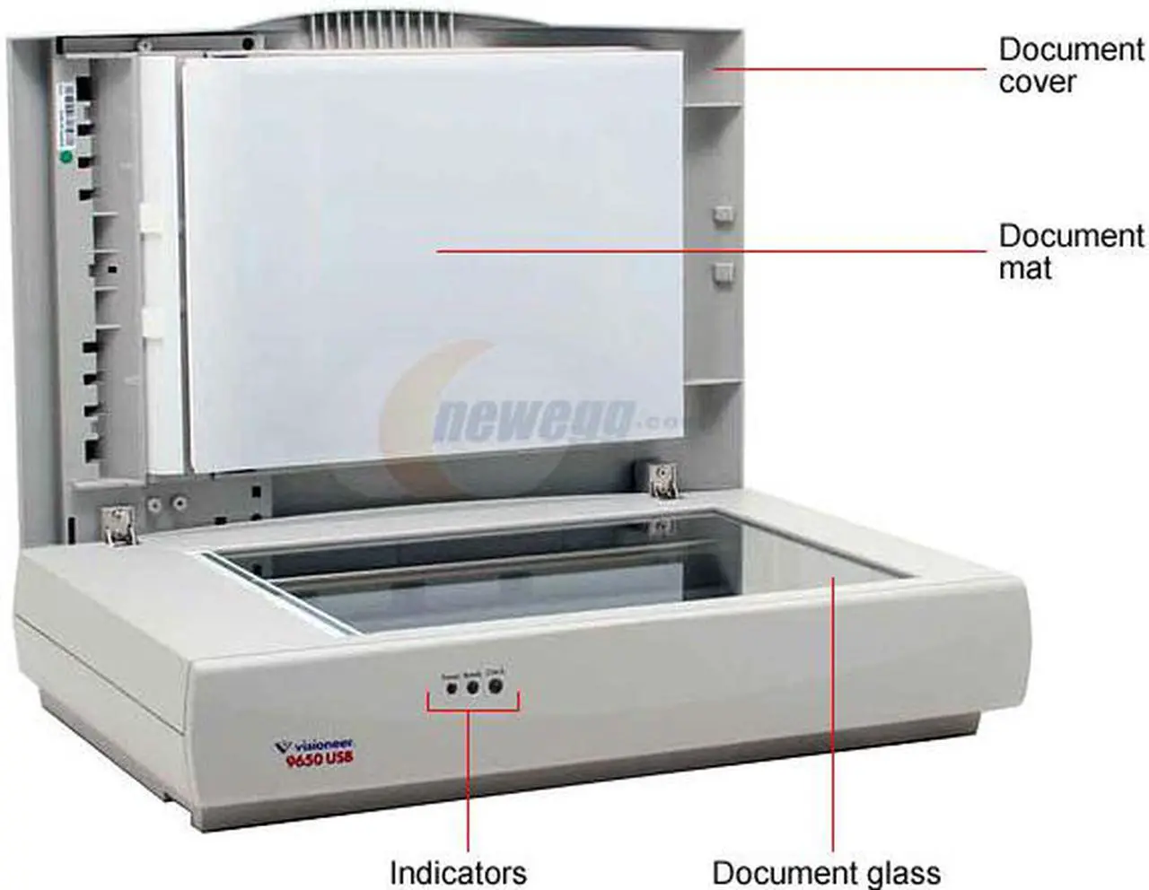 Alt view image 2 of 10 - Visioneer 9650 42 bit 600 x 1200 dpi Fast Single Pass Scanner