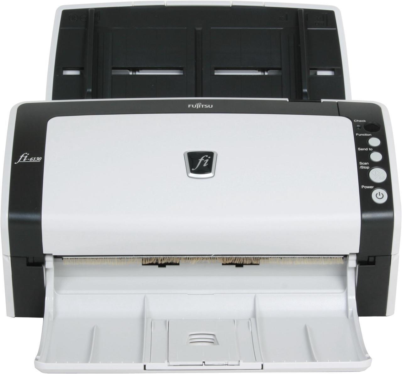 Alt view image 2 of 13 - Fujitsu fi-6130 PA03540-B055 24 bit CCD 600 dpi Duplex Scanner