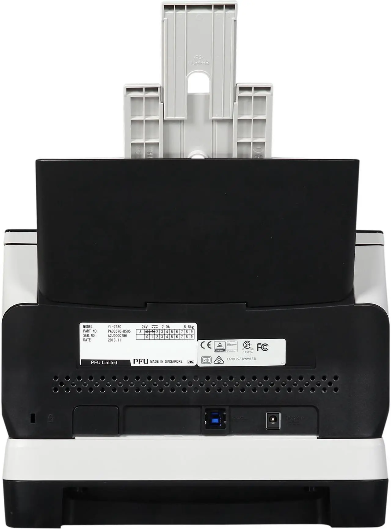 Alt view image 3 of 8 - Ricoh / Fujitsu fi-7280 (PA03670-B505) 24 bit CCD 600 x 600 dpi Duplex Image Scanner