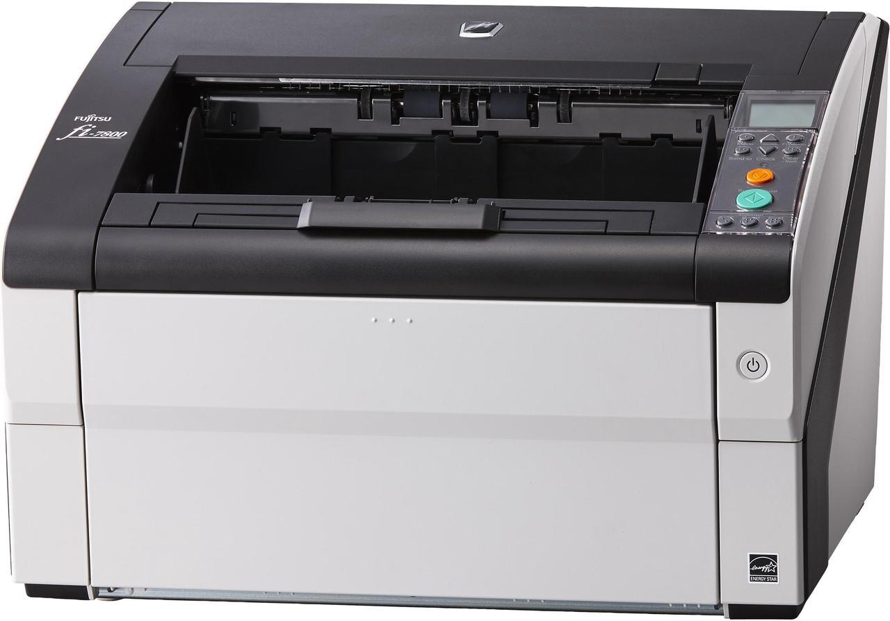 Ricoh / Fujitsu fi Series fi-7800 (PA03800-B405) 24 bit 2 x Color CCD (1 x front, 1 x back) 600 dpi ADF (Automatic Document Feeder) / Manual Feed, Duplex Image Scanner