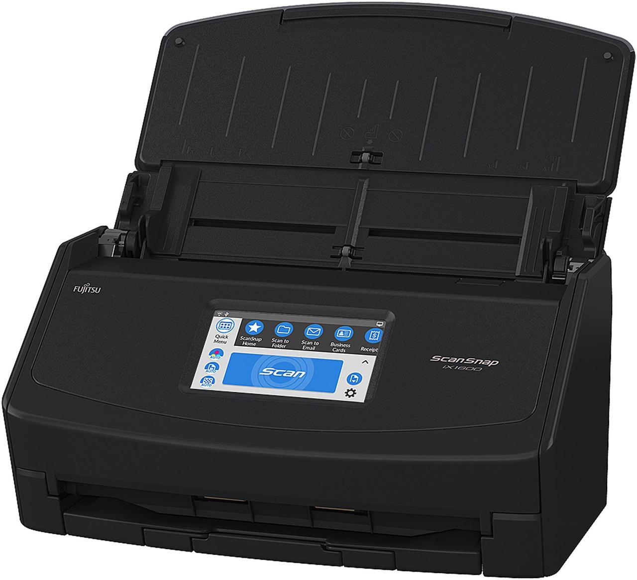 Ricoh ScanSnap iX1600 Versatile Cloud Enabled Scanner, Black