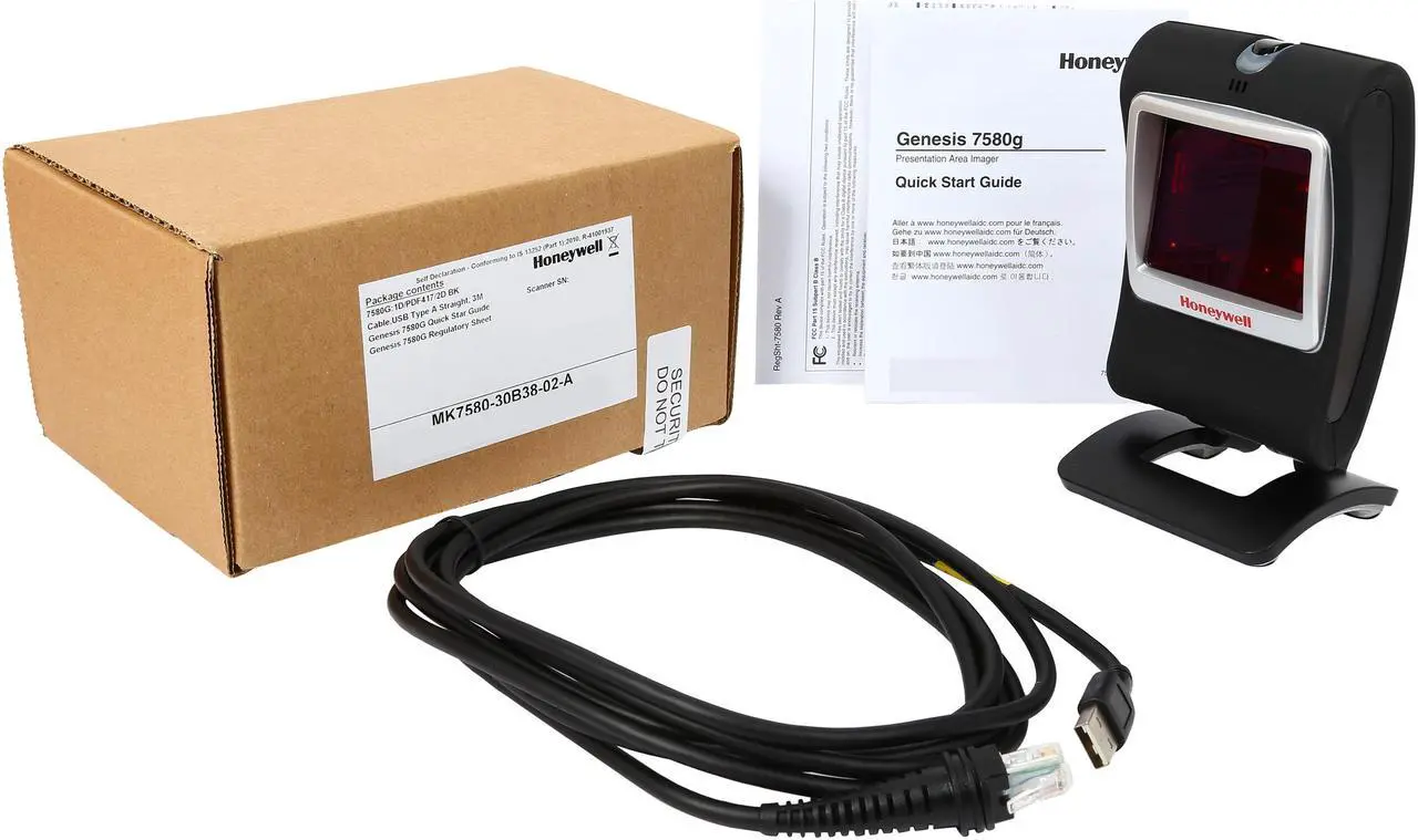 Alt view image 9 of 8 - Honeywell Genesis MS7580 (MK7580-30B38-02-A) Bar Code Reader