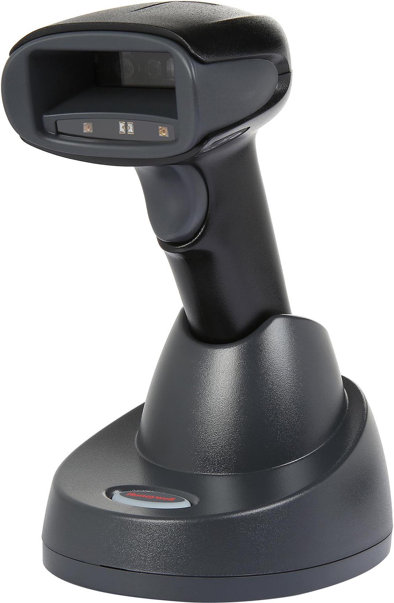 Honeywell Xenon 1902g Wireless General Duty Barcode Scanner, 1D, PDF417, 2D, SR Focus, Bluetooth, Black, USB Kit w/ Base (USB, KBW, RS232, IBM) - 1902GSR-2USB-5