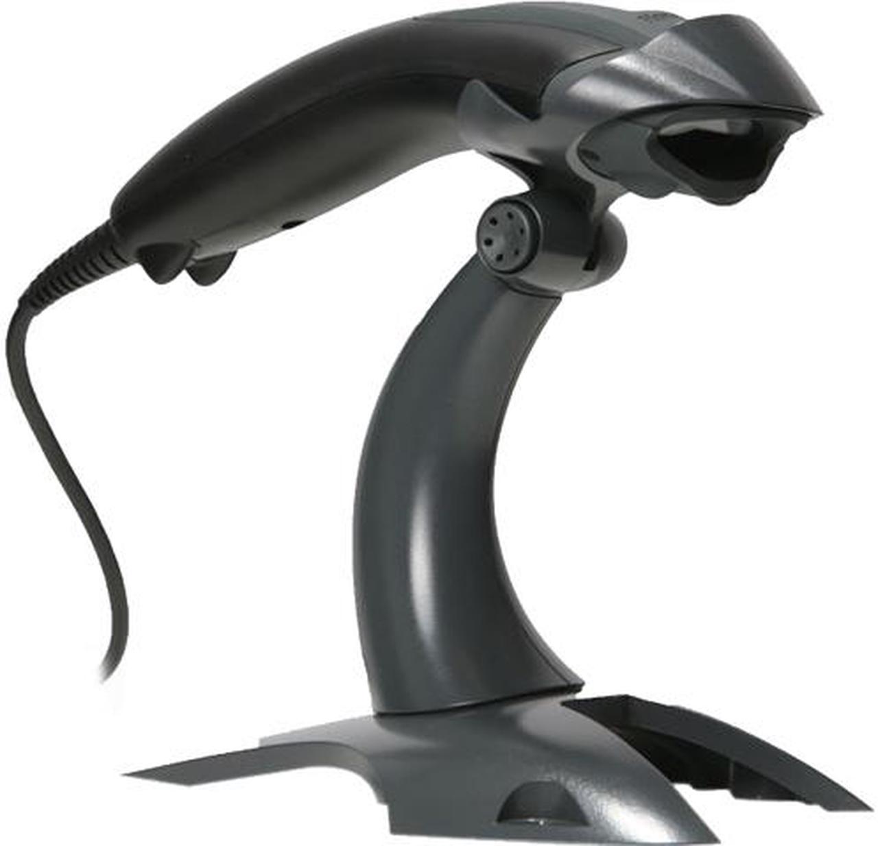 Honeywell Voyager 1200g Wired Laser 1D Barcode Scanner, RS232/USB/KBW/IBM, USB Kit with Stand, Black - 1200G-2USB-1