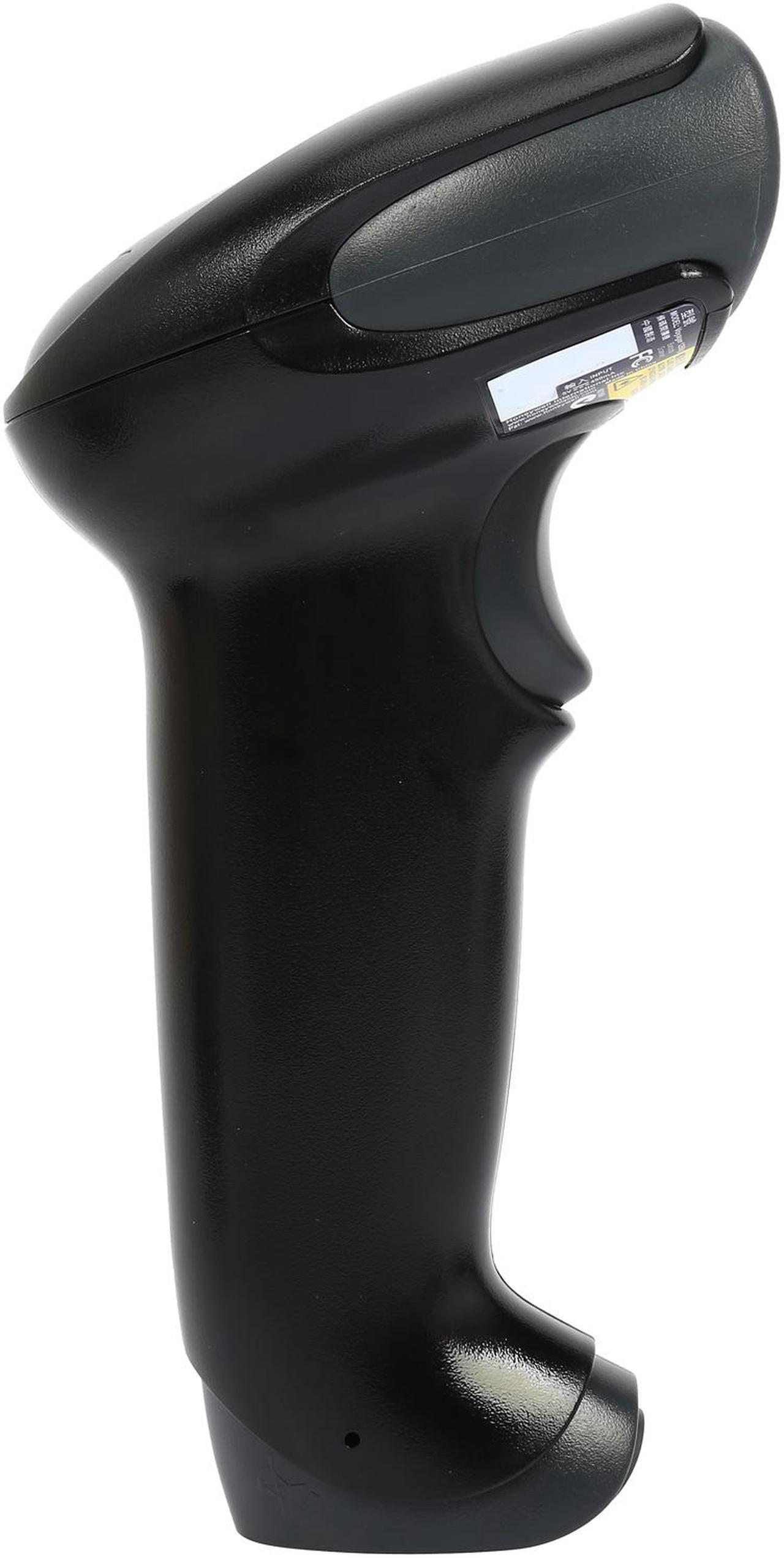 Alt view image 4 of 8 - Honeywell Voyager 1250g Wired General Duty Single-line Laser Barcode Scanner, RS232/USB/KBW/IBM, Black, USB Kit w/ Stand - 1250G-2USB-1