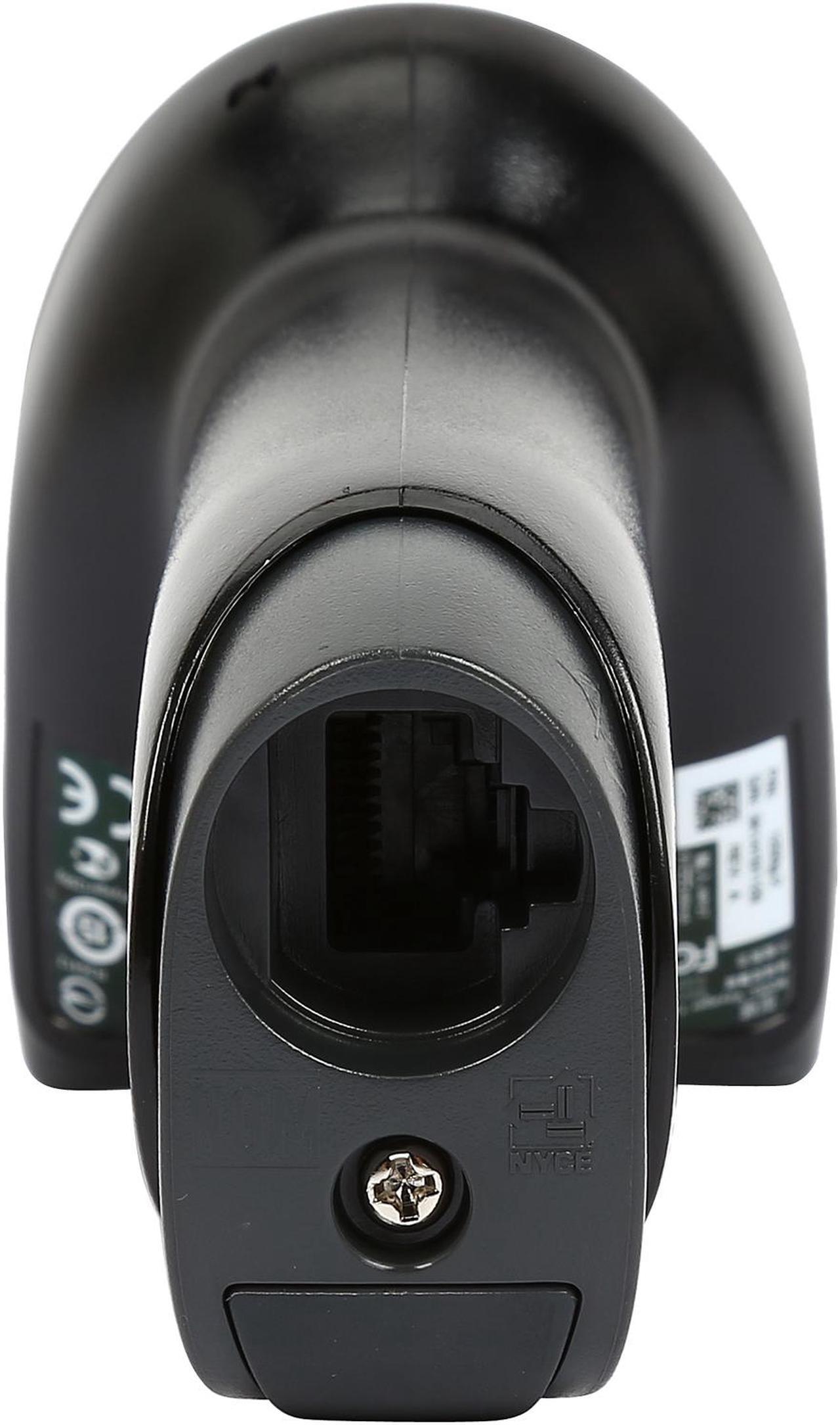 Alt view image 8 of 8 - Honeywell Voyager 1250g Wired General Duty Single-line Laser Barcode Scanner, RS232/USB/KBW/IBM, Black, USB Kit w/ Stand - 1250G-2USB-1