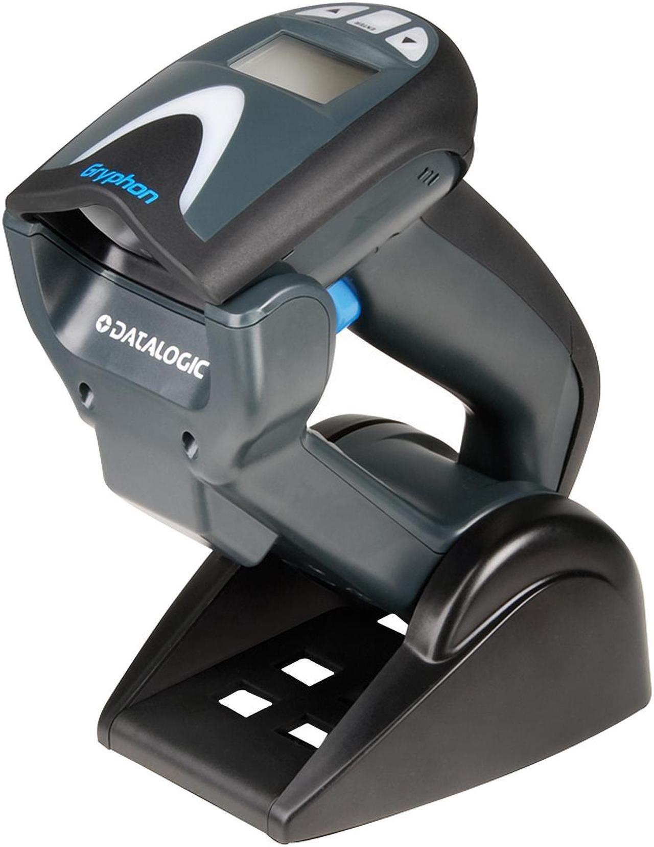 Alt view image 2 of 2 - Datalogic Gryphon GM4130 General Purpose Handheld Cordless Linear Imager Barcode Reader w/ Datalogic's STAR Cordless System, 910Mhz, USB Kit, Black - GM4130-BK-910K1