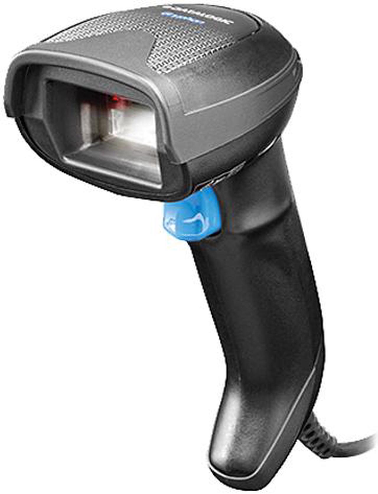 Datalogic Gryphon I GD4520, 2D Mpixel Imager, USB-only, Black (Includes Scanner and All in One Permanent Base)