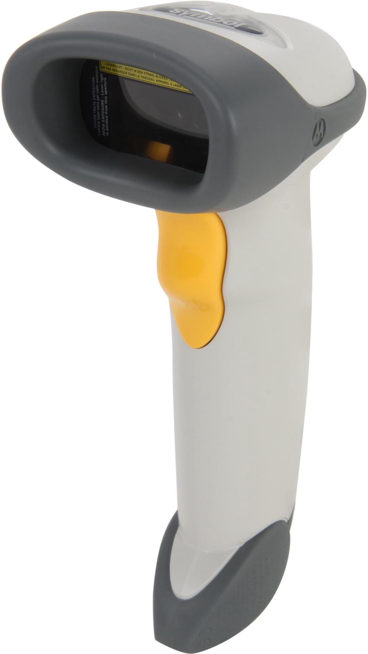 Zebra (Motorola) Symbol LS2208-1AZU0100ZNA Barcode Scanner (White) - USB Cable Included