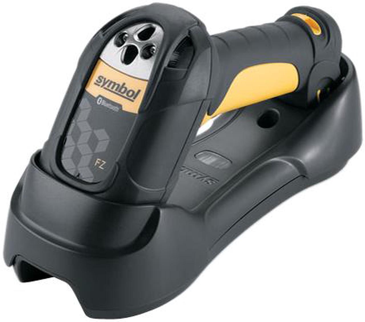 Zebra (Motorola) Symbol LS3578-FZBU0100UR Barcode Scanner (Yellow) - USB Kit with Cradle