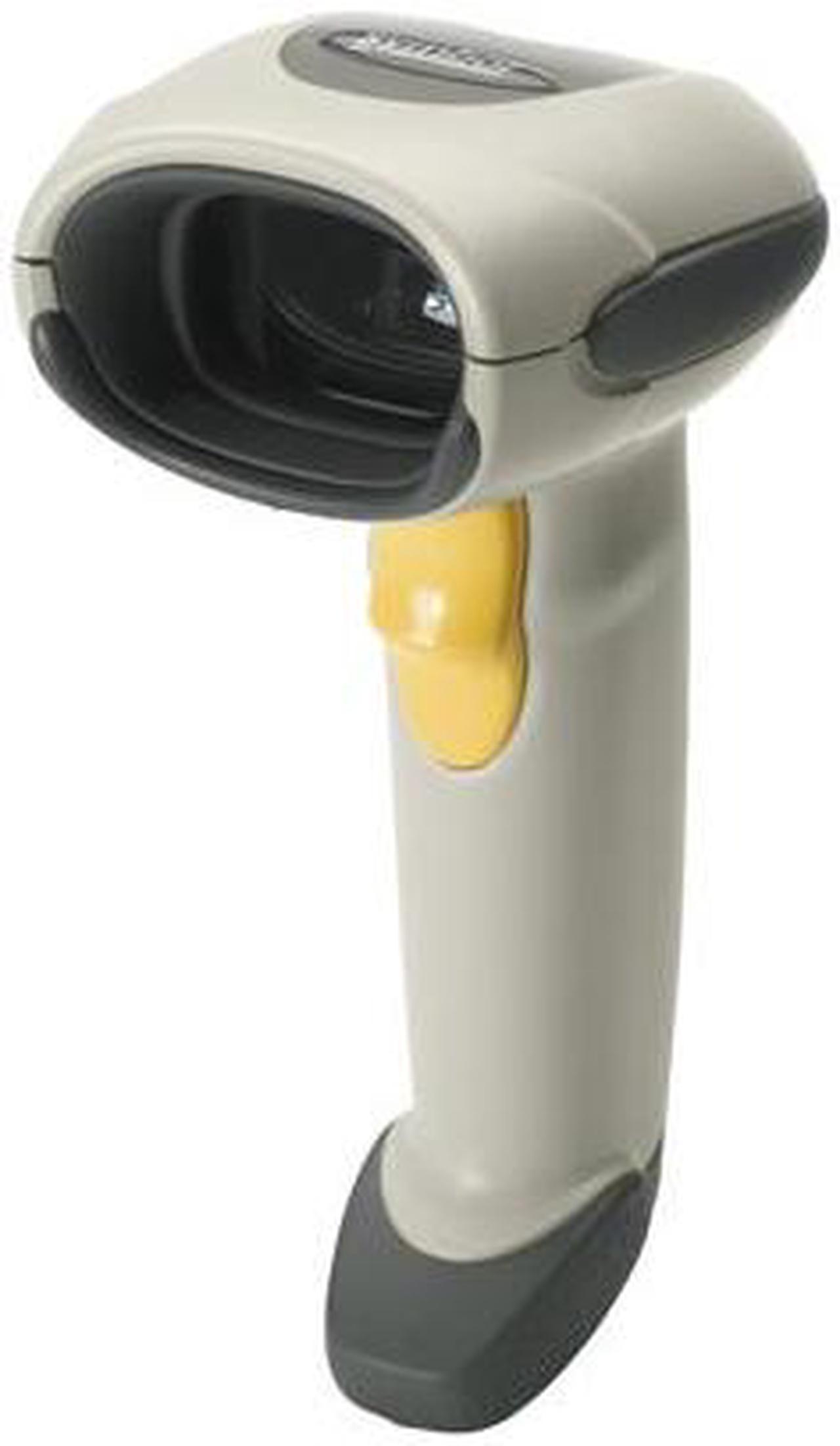 Zebra (Motorola) Symbol DS6707-SRBU0100ZR Barcode Scanner (White) - USB Cable Included, Healthcare (anti-microbial)