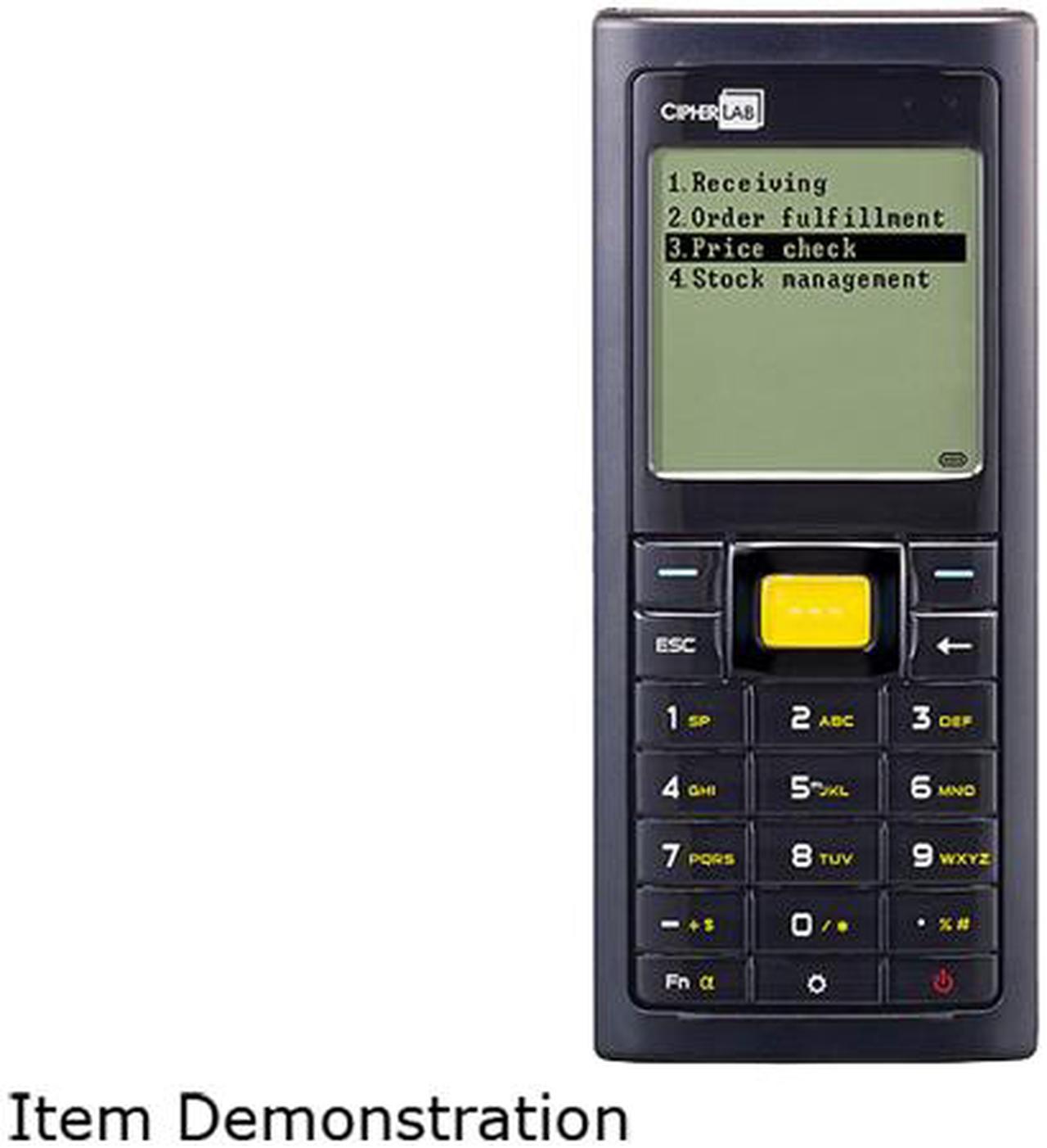 CipherLab 8200 Series Enterprise Mobile Computer and Linear Imager, 2.1" Display, 24 Keys, 4MB, Batch - A82B0RSC42VU1