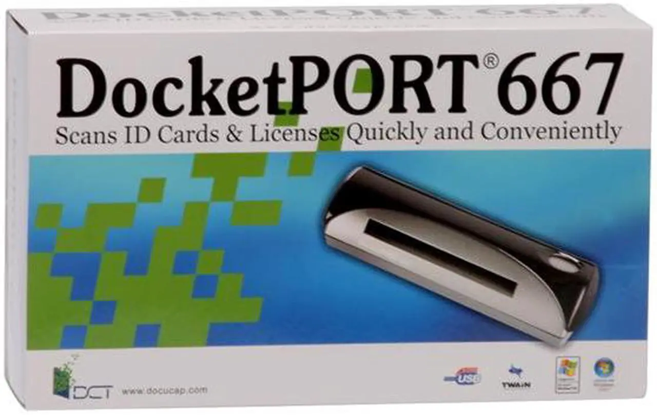 Alt view image 7 of 7 - PenPower DocketPORT 667 ID Card Scanner (SWOCR0667)